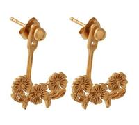 Olivia Burton Lace Detail Gold Jacket Earrings - Gold