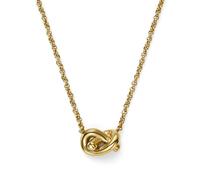 Olivia Burton Lovers Knot Women's Gold Tone Belcher Chain Necklace