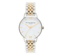 Olivia Burton Midi White Dial Gold & Silver Watch