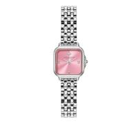 Olivia Burton Mini Grosvenor 20mm Square Crystal Stainless Steel Watch