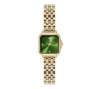 Olivia Burton Mini Grosvenor 20mm Square Crystal Gold Tone Bracelet Watch