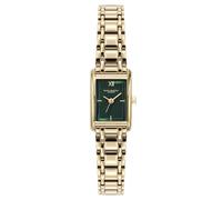 Olivia Burton Mini Grove 16mm Forest Green & Gold IP Watch