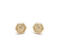 Olivia Burton Minima Bee Women's Gold IP Stud Earrings