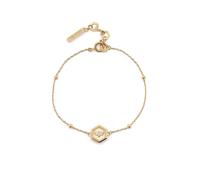 Olivia Burton MINIMA BEE Women's Stud Earrings Link Bracelet and Necklace with Pendant in Stainless Steel with Yellow Gold Coating
