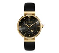 Olivia Burton Signature Minima Bee T-Bar Gold & Black Watch 24000099