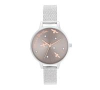 Olivia Burton Pearly Queen Stainless Steel Bracelet Watch