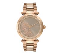 Olivia Burton Signature T-bar Floral Rose Gold Bracelet Watch
