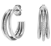 Olivia Burton Stainless Steel Claw Hoop Earrings