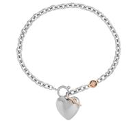 Olivia Burton Stainless Steel Knot Heart Bracelet