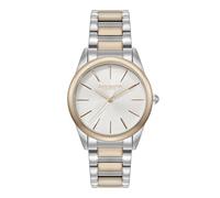 Olivia Burton Three Hand Quartz Movement Watch for Women Intensity Collection with Two-Tone Stainless Steel Bracelet - 24000240
