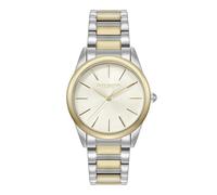 Olivia Burton Three Hand Quartz Movement Watch for Women Intensity Collection with Two-Tone Stainless Steel Bracelet - 24000239