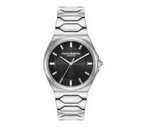 Olivia Burton Three Hand Quartz Movement Watch for Women Lustre Collection with Silver Stainless Steel Bracelet - 24000200