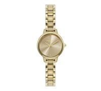 Olivia Burton Three Hand Quartz Movement Watch for Women MINI Classic Collection with Gold Colored Stainless Steel Bracelet - 24000242