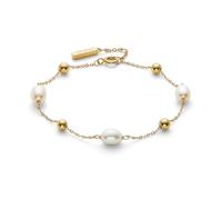 Olivia Burton Women's BY THE SEA PEARL Collection Beaded Bracelet in Yellow Gold with Freswater Pearls - 24100202