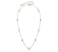 Olivia Burton Women's BY THE SEA PEARL Collection Beaded Necklace in Stainless Steel with White or Rose-Tone Freshwater Pearls - Available in Silver or Yellow Gold