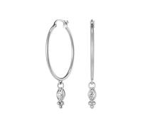 Olivia Burton Women's DAINTY Collection Earrings in Stainless Steel - Available as Hoop or as Stud with Marquise-Cut Crystal and Caviar Beads