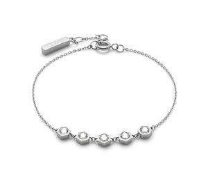 Olivia Burton Women's EVER STACKED Collection Bracelet in Stainless Steel with Charms Embellished with Crystals - 24100347
