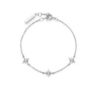 Olivia Burton Women's EVER STACKED Collection Bracelet in Stainless Steel with Stars Charms Embellished with Crystals - 24100349