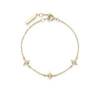 Olivia Burton Women's EVER STACKED Collection Bracelet in Yellow Gold with Stars Charms Embellished with Crystals - 24100350