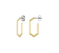 Olivia Burton Women's EVER STACKED Collection Geometric Hoop Earrings in Yellow Gold - 24100293