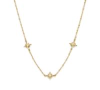 Olivia Burton Women's Ever Stacked North Star Light Gold Tone Necklace