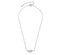 Olivia Burton Women's FEATHERS Collection Necklace with Feather Charm in Stainless Steel Available in Silver or Gold