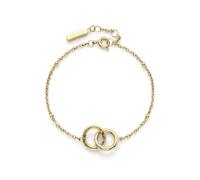 Olivia Burton Stainless Steel Gold Plated Interlock Bracelet