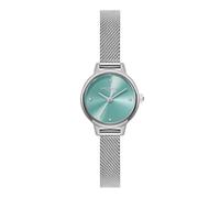 Olivia Burton Women's Mini Classics Turquoise Dial Stainless Steel Mesh Watch