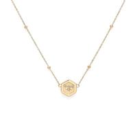Olivia Burton Women's MINIMA BEE Collection Pendant Necklace in Yellow Gold - 24100096
