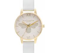 Olivia Burton Women's OB16FB24 30mm Quartz Watch in White Olivia Burton White One Size