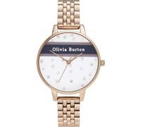 Olivia Burton Women's OB16VS06 34mm Quartz Watch in White Olivia Burton White One Size