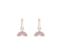 Olivia Burton Rainbow Rose Gold Tone Huggie Hoop Earrings