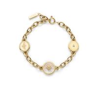 Olivia Burton Women's Signature Charms Light Gold Tone Exclusive Bracelet
