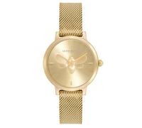 Olivia Burton Ladies Ultra Slim Bee Mesh Gold Watch 24000022