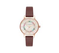 Olivia Burton WONDERLAND Women's Analogue Watch, Mother of Pearl, Strap