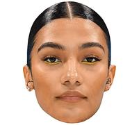 Olivia Dean (Make Up) Celebrity Mask, Flat Card Face, Fancy Dress Mask