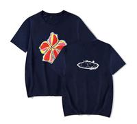 Olivia Dean Merch Flower Tshirt Crewneck Short Sleeve Tshirt Men/Women Concert Fashion Tops (4,S)