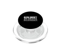 Olivia Doesn't Do Drama She Schedules It Funny Personalized PopSockets PopGrip for MagSafe