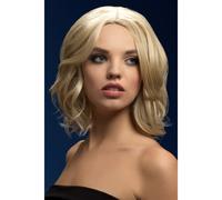 Olivia Fever Wig Ladies Deluxe Heat Resistant Fancy Dress Bob Wig Blonde Or Brow