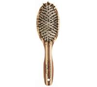 Olivia Garden Bamboo Touch - Cepillo Ecológico Desenredante en Bambú con Cerdas en Nylon y Jabalí - Talla S