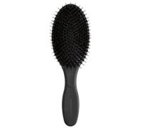 Olivia Garden Hair brushes Expert Care Oval Paddle brush 16-row, black with boar bristles and studded guide pins