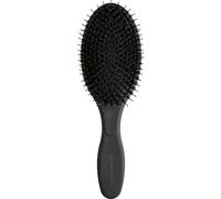 Olivia Garden Expert Care Oval Paddle brush 16-row, black with boar bristles and studded guide pins 1 pcs.