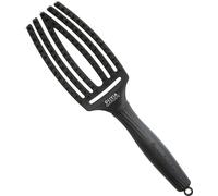Olivia Garden Fingerbrush Double Bristles Black Medium