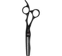 "Olivia-Garden Hairdressing-scissors PowerCutEuropean version with 28 teethModelling scissors 6.0"" RH matt black"