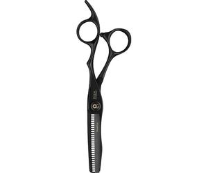 "Olivia-Garden Hairdressing-scissors PowerCutEuropean version with 28 teethModelling scissors 6.0"" RH matt black"