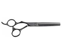 Olivia Garden Silkcut PRO Black Matt Left 6.35" / 16.1 cm