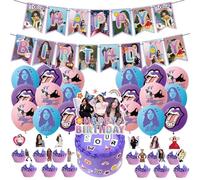 Olivia Great Rodrigo Birthday Party Decorations Supplies: Banner, Balloons, Ribbon, Cake Toppers, Cupcake Toppers, Cake Decorations