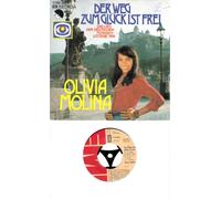OLIVIA MOLINA - OLIVIA MOLINA / DER WEG ZUM GLÜCK IST FREI / DAS LIED DER DEUTSCHEN FERNSEH-LOTTERIE 1974 / Das Glück steht vor der Tür / 1974 / Bildhülle / EMI # 1C 006-30534 B / Deutsche Pressung / 7" Vinyl Single Schallplatte
