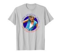 Olivia Newton-John Let's Get Physical Circle Photo T-Shirt, Men, Silver Grey, X-Large