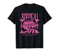 Olivia Newton-John Xanadu Roller Rink Pink Logo T-Shirt